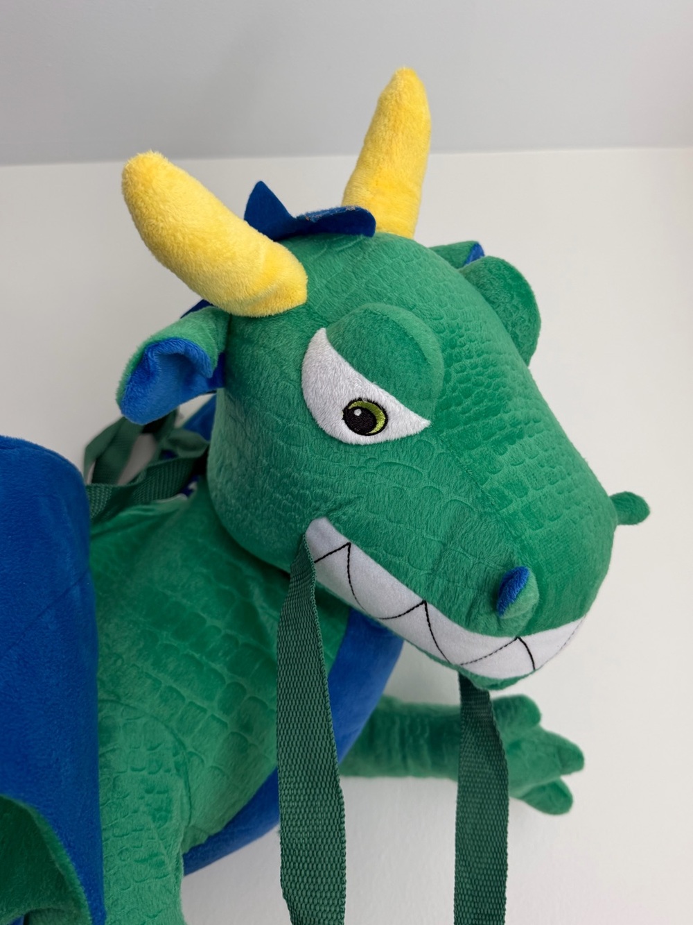 Dragon Rider Toddler Costume Hyde & EEK Halloween Kids Green Plush One Size - Picture 3 of 8